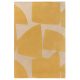 Rug made from recycled material Smilla Yellow 15x15 cm Sample