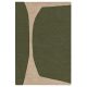 Rug made from recycled material Smilla Green 15x15 cm Sample