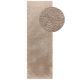 Washable Shaggy Rug Melvin Beige 70x200 cm