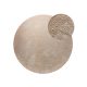 Washable Shaggy Rug Melvin Beige ø 150 cm round