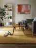 Washable Shaggy Rug Melvin Yellow 120x170 cm