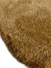 Washable Shaggy Rug Melvin Yellow ø 150 cm round