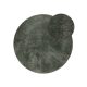 Washable Shaggy Rug Melvin Green ø 150 cm round