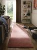 Washable Shaggy Rug Melvin Rose 80x250 cm