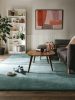 Washable Shaggy Rug Melvin Turquoise 15x15 cm Sample