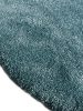 Washable Shaggy Rug Melvin Turquoise ø 150 cm round