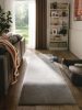 Washable Shaggy Rug Melvin Light Grey 70x200 cm