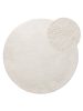 Washable Shaggy Rug Melvin Cream ø 200 cm round