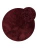 Washable Rug Nina Red ø 200 cm round