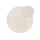 Washable Rug Nina Cream ø 150 cm round