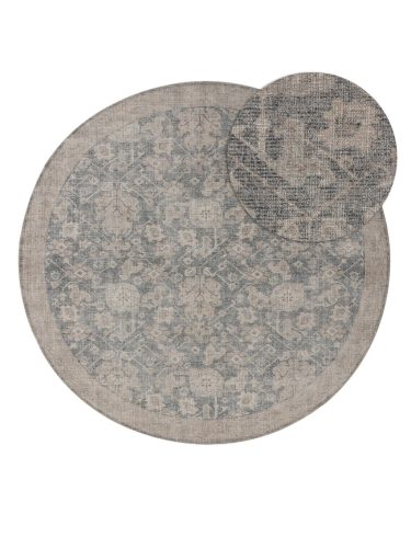 Rug Lorenzo Dark Grey ø 240 cm round