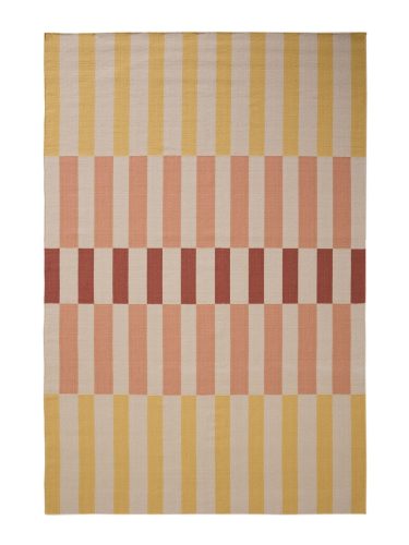 Flat Weave Rug Judith Multicolour/Yellow 15x15 cm Sample