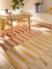 Flat Weave Rug Judith Multicolour/Yellow 200x300 cm