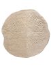 Washable Rug Pam Beige ø 120 cm round