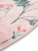 Washable Rug Milly Multicolour/Pink ø 160 cm round