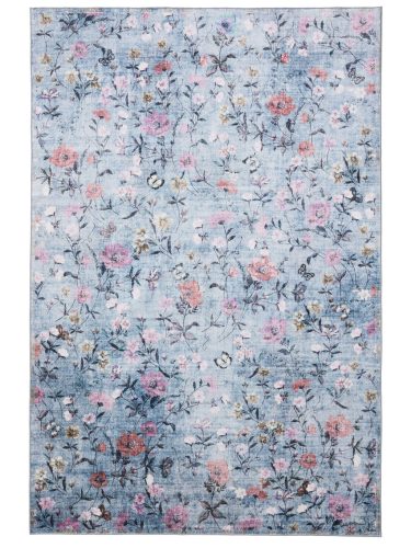 Washable Rug Milly Multicolour/Blue 15x15 cm Sample