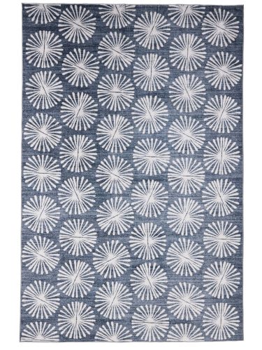 Washable Rug Milly Charcoal/Blue 120x170 cm