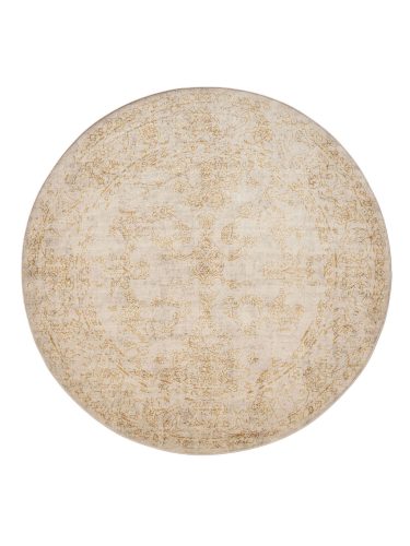 Mosható szőnyeg Miray Beige/Yellow ø 160 cm round