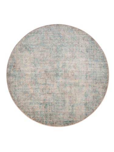 Mosható szőnyeg Miray Grey/Turquoise ø 160 cm round